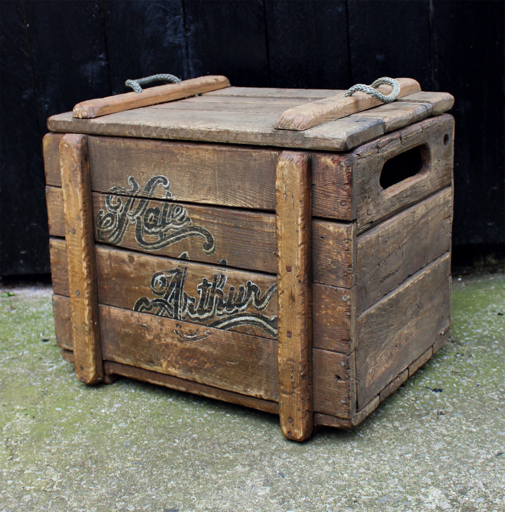 wooden crate chest