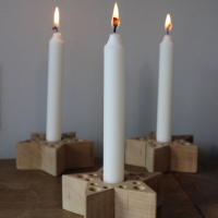 Star Christmas Candle Holders 2014